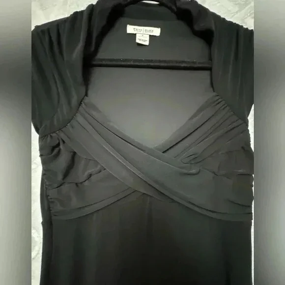 White House Black Market Dress Size 4 Structured Cinched Little Black dress - Picture 5 of 14